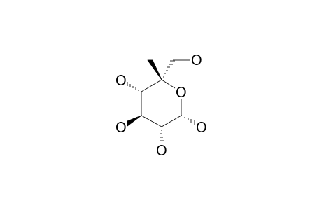 5-C-METHYL-D-GLUCOSE;(P-BETA)