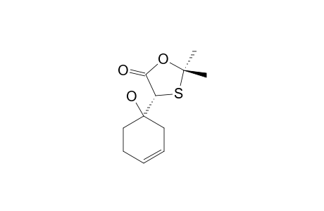 4-(1-HYDROXYCYCLOHEX-3-EN-1-YL)-2,2-DIMETHYL-1,3-OXATHIOLAN-5-ONE;ISOMER-#1