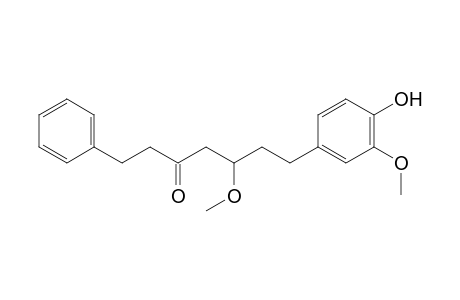 5-Methoxy-7-(4-hydroxy-3-methoxyphenyl)-1-phenyl-3-heptanone