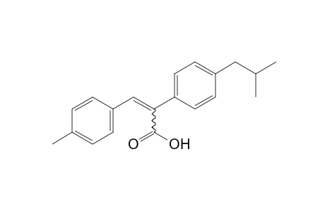 2-(p-isobutylphenyl)-3-p-tolylacrylic acid