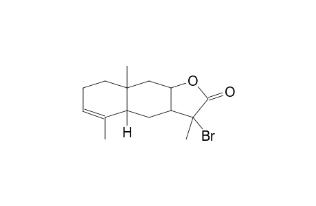 NAPHTHO[2,3-B]FURAN-2(3H)-ONE, 3-BROMO-3A,4,4A,7,8,8A,9,9A-OCTAHYDRO-3,5,8A-TRIMETHYL-