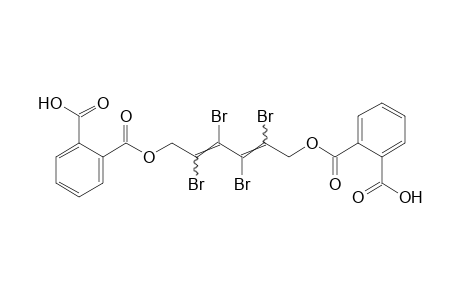 (-)-2,3,4,5-tetrabromo-2,4-hexadiene-1,6-diol, phthalate (1:2)