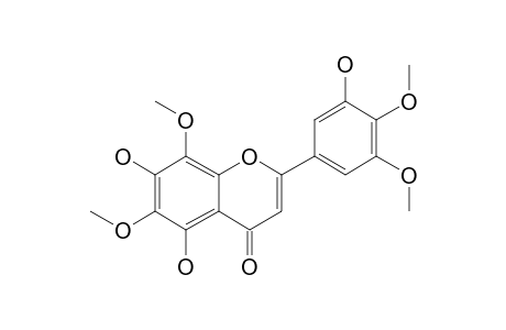 4H-1-Benzopyran-4-one, 5,7-dihydroxy-2-(3-hydroxy-4,5-dimethoxyphenyl)-6,8-dimethoxy-