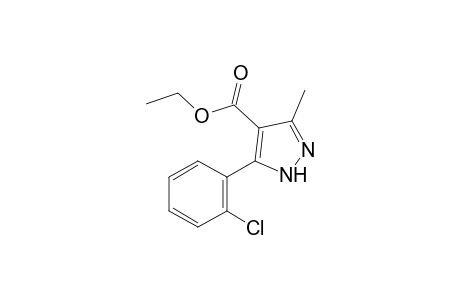 5-(o-chlorophenyl)-3-methylpyrazole-4-carboxylic acid,  ethyl ester