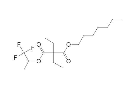 Diethylmalonic acid, heptyl 1,1,1-trifluoroprop-2-yl ester