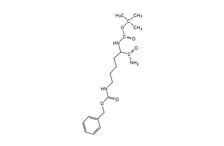 L-2,6-bis(carboxyamino)hexanamide, Nsix-benzyl Ntwo-tert-butyl ester
