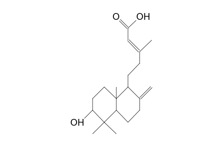 3-Hydroxy-4-methyl-4-decarboxy-agathic acid