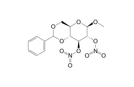 methyl 4,6-O-benzylidene-beta-D-glucopyranoside, dinitrate