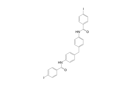 4-iodanyl-N-[4-[[4-[(4-iodophenyl)carbonylamino]phenyl]methyl]phenyl]benzamide