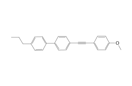 4-(4-Methoxyphenylethynyl)-4'-n-propyl-biphenyl