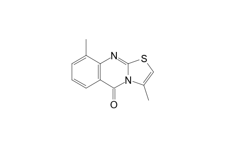 5H-Thiazolo[2,3-b]quinazolin-5-one, 3,9-dimethyl-