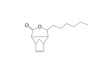 exo-5-Hexyl-exo-4-oxa-tricyclo[5.2.1.0**2,6]dec-8-en-3-one