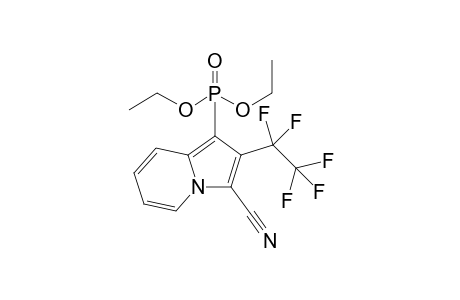 Diethyl (3-Cyano-2-pentafluoroethylindolizin-1-yl)phosphonate