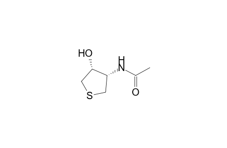 cis-3-hydroxy-4-acetylamino-1-thia-cyclopentane