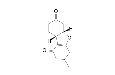 (5aS,9aS)-3-Methyl-2,3,4,5a,6,8,9,9a-octahydrodibenzo[b,d]furan-1,7-dione