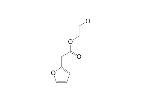 2-Methoxyethyl 2-(furan-2-yl)acetate