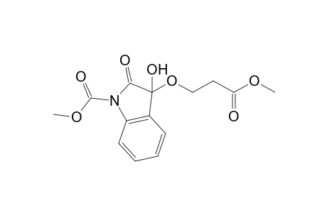 1-Carbomethoxy-1H-3-hydroxy-3-(2-carbomethoxyethoxy)-2-indolinone