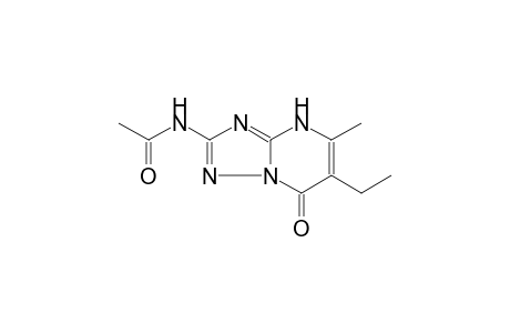 N-(6-ethyl-5-methyl-7-oxo-4,7-dihydro[1,2,4]triazolo[1,5-a]pyrimidin-2-yl)acetamide
