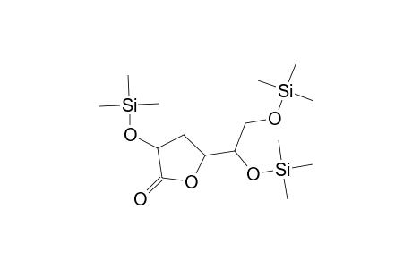 D-arabino-Hexonic acid, 3-deoxy-2,5,6-tris-O-(trimethylsilyl)-, .gamma.-lactone