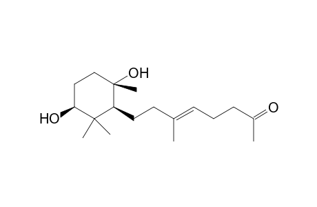 MONILIFORMINOL_A;(E)-8-[(1-2,3-S,6-S)-3,6-DIHYDROXY-2,2,6-TRIMETHYLCYCLOHEXYL]-6-METHYLOCT-5-EN-2-ONE