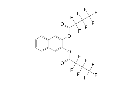 2,3-Dihydroxynaphthalene, bis(heptafluorobutyrate)