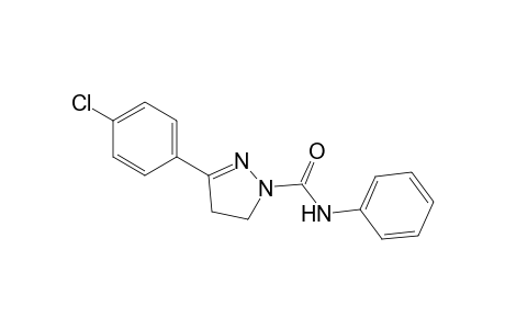 3-(p-chlorophenyl)-2-pyrazoline-1-carboxanilide