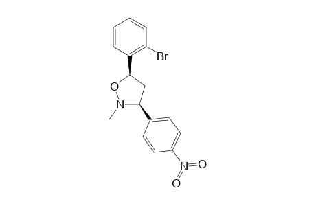 (3S*,5R*)-5-(2-Bromophenyl)-2-methyl-3-(4-nitrophenyl)isoxazolidine
