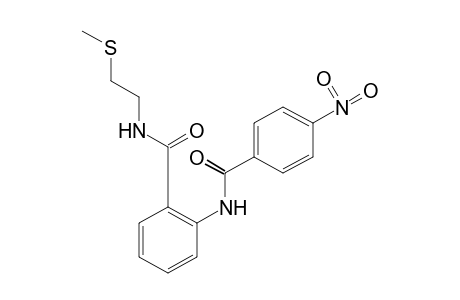 2'-{[2-(methylthio)ethyl]carbamoyl}-4-nitrobenzanilide