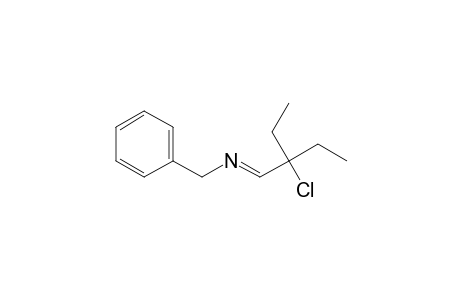 N-(2-Chloro-2-ethyl-1-butylidene)benzylamine