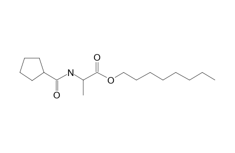 L-Alanine, N-(cyclopentylcarbonyl)-, octyl ester