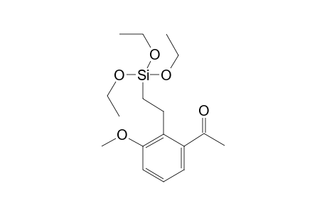 3-Methoxy-2-[2-(triethoxysilyl)ethyl]acetophenone