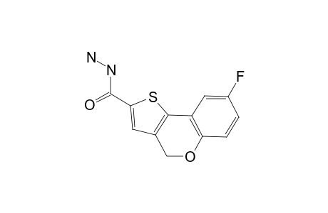 8-Fluoro-4H-[1]-benzopyrano[4,3-b]thiophene-2-carboxylic acid hydrazide