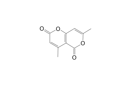 2H,5H-Pyrano[4,3-b]pyran-2,5-dione, 4,7-dimethyl-