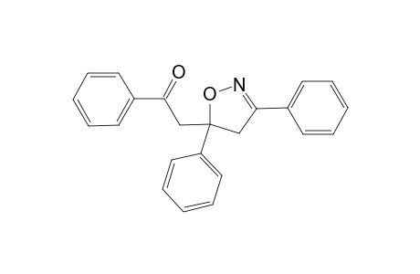 Ethanone, 2-(4,5-dihydro-3,5-diphenyl-5-isoxazolyl)-1-phenyl-