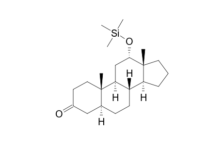 5.ALPHA.-ANDROSTAN-12.ALPHA.-OL-3-ONE-TRIMETHYLSILYL ETHER