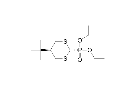 trans-5-tert-Butyl-2-(diethoxyphosphoryl)-1,3-dithiane