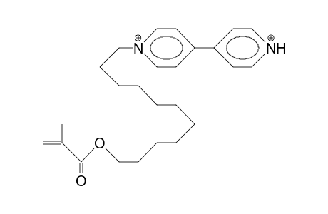 N-(11-Methacryloyloxy-undecyl)-4-(4'-pyridyl)-pyridinium dication