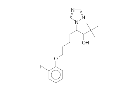 2,2-Dimethyl-8-(2-fluoro-phenyl)-4-(1,2,4-triazolyl)-3-octanol