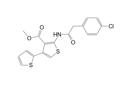 methyl 5'-(2-(4-chlorophenyl)acetamido)-[2,3'-bithiophene]-4'-carboxylate