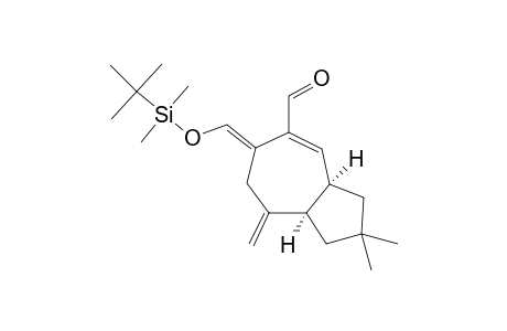 [3aS-(3a.alpha.,6Z,8a.alpha.)]-1,2,3,3a,6,7,8,8a-Octahydro-2,2-dimethyl-8-methylene-6-[[[(1-dimethylethyl)dimethylsilyl]oxy]methylene]-5-azulenedicarboxaldehyde