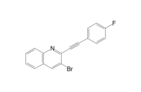 3-Bromo-2-[(4-fluorophenyl)ethynyl]quinoline