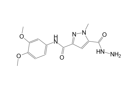 N-(3,4-dimethoxyphenyl)-5-(hydrazinocarbonyl)-1-methyl-1H-pyrazole-3-carboxamide