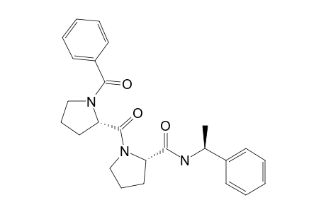 (S)-1-(Benzoyl-L-prolyl)-N-((S)-1-phenylethyl)pyrrolidine-2-carboxamide