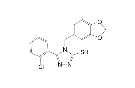 4H-1,2,4-triazole-3-thiol, 4-(1,3-benzodioxol-5-ylmethyl)-5-(2-chlorophenyl)-