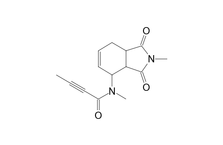 N-(2,3,3a,4,7,7a-Hexahydro-2-methyl-1,3-dioxo-1H-isoindol-4-yl)-N-methylbut-2-ynamide