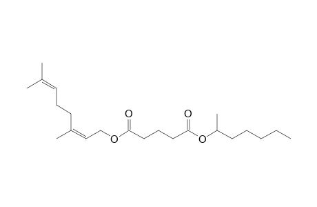 Glutaric acid, hept-2-yl neryl ester