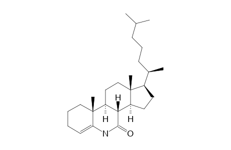 6-Azacholest-4-en-7-one