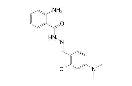 anthranilic acid, [2-chloro-4-(dimethylamino)benzylidene]hydrazide