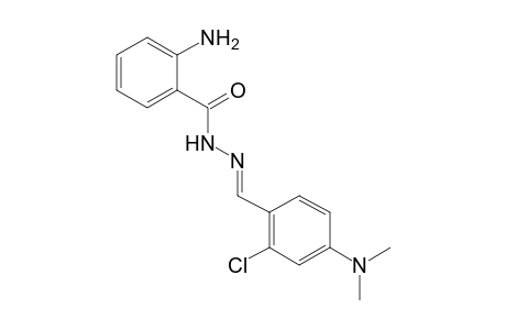 Anthranilic acid, [2-chloro-4-(dimethylamino)benzylidene]hydrazide