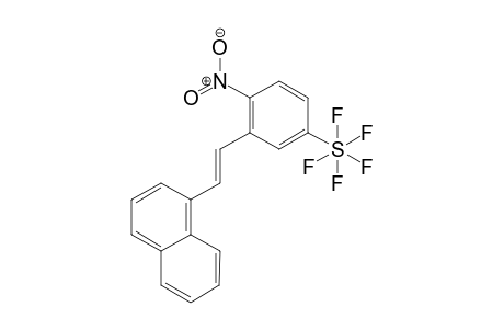 (E)-1-(2-Nitro-5-(pentafluorosulfanyl)styryl)naphthalene